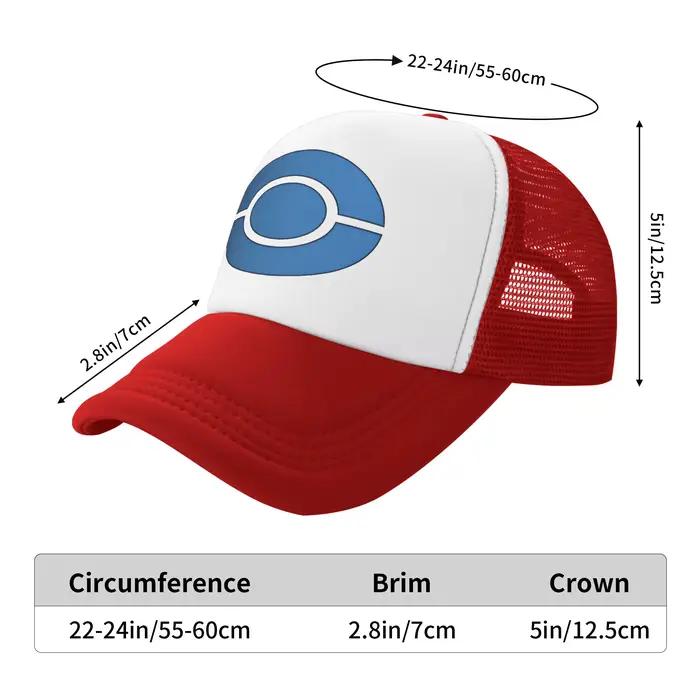 Casquette de baseball Ash Ketchum pour homme et femme