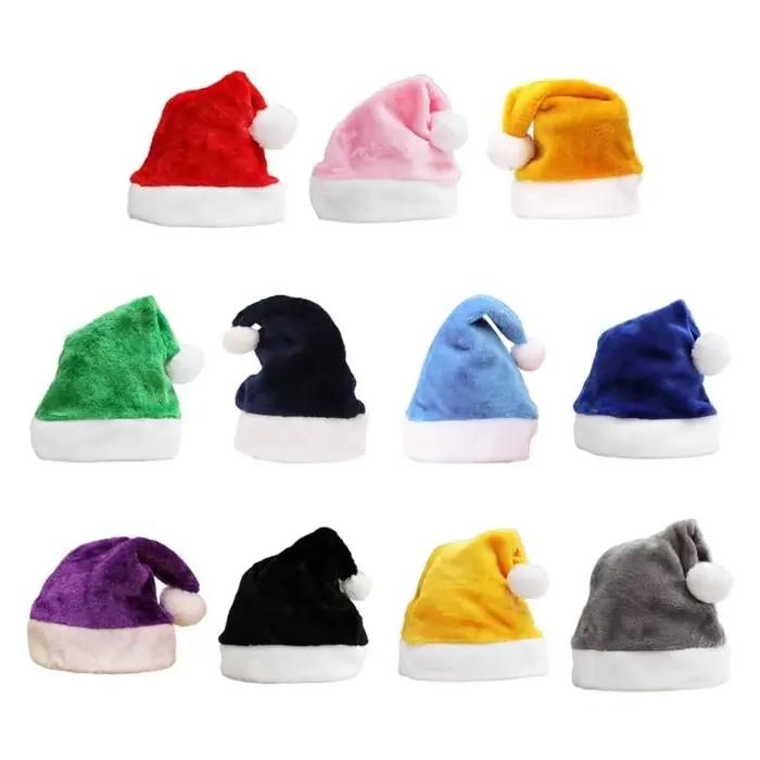 L9BE Christmas Santa Hat Unisexe Multi couleur confortable pour adultes adolescents