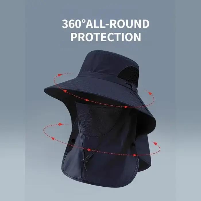 Chapeaux de soleil d'été Protection UV casquette de pêche de chasse en plein air pour hommes femmes randonnée Camping