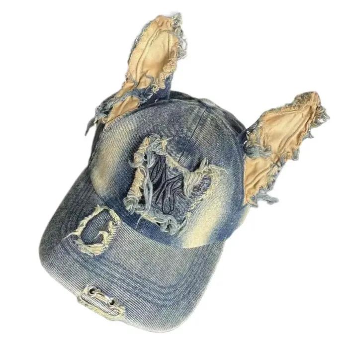 Chapeau Baseball avec oreilles chien 39BD