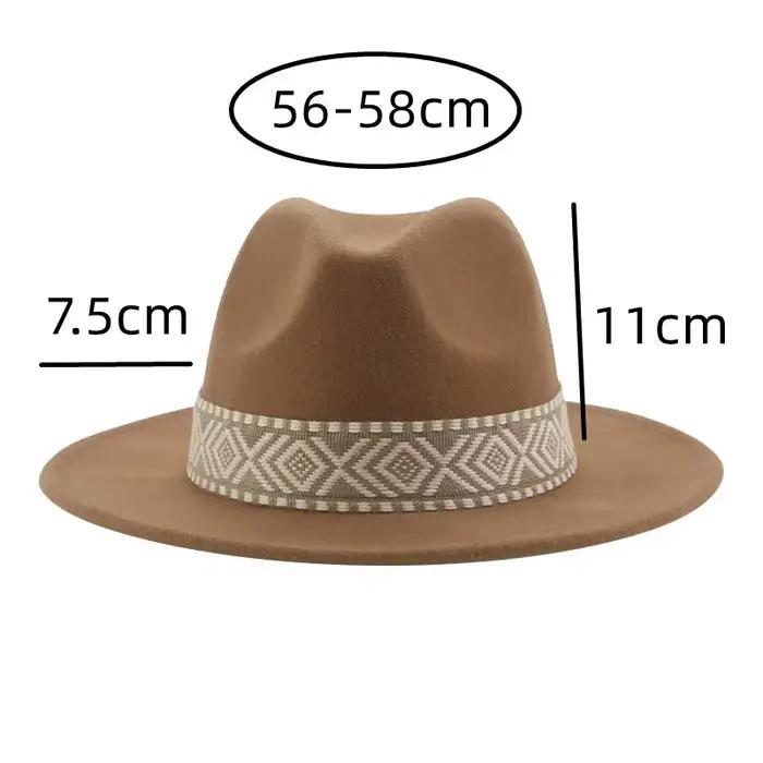Panama chapeau Western Cowboy chapeaux pour femmes solide grand bord décontracté Fedoras hommes