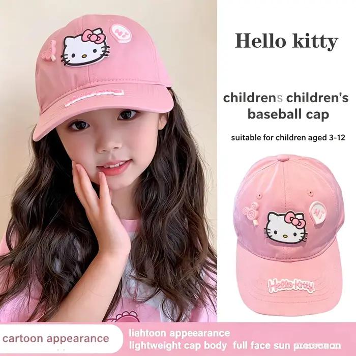 Casquette de baseball Hello Kitty pour adolescents