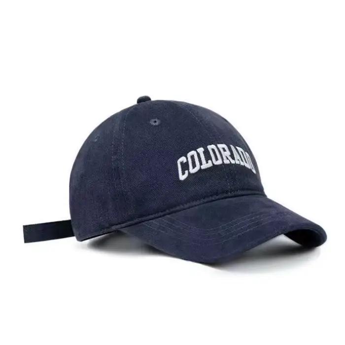 Casquette de baseball de haute qualité avec lettrage brodé