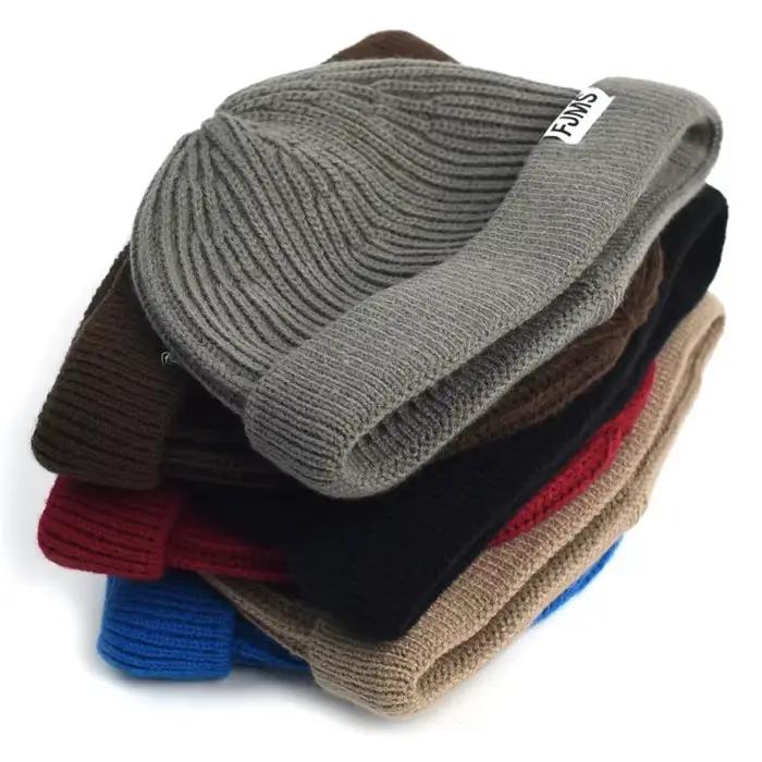 Bonnet tricoté Hip Hop pour homme et femme