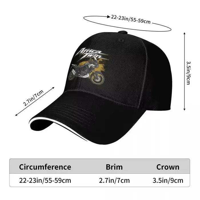 2026 Africa Twin - Casquette de baseball noire Streetwear