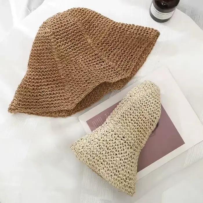 Chapeau seau à fleurs élégant pour femmes
