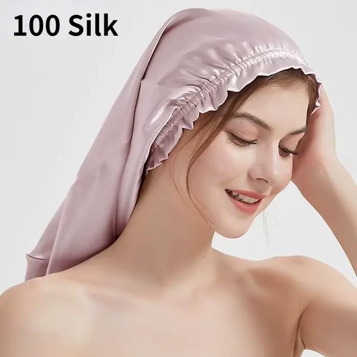 Turban Long en soie naturelle