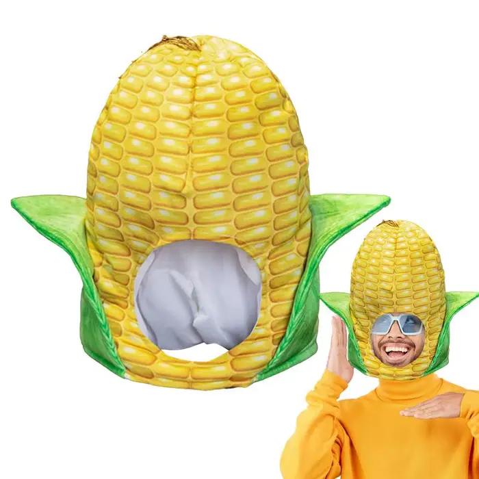 Costume de chapeau de maïs créatif pour adultes