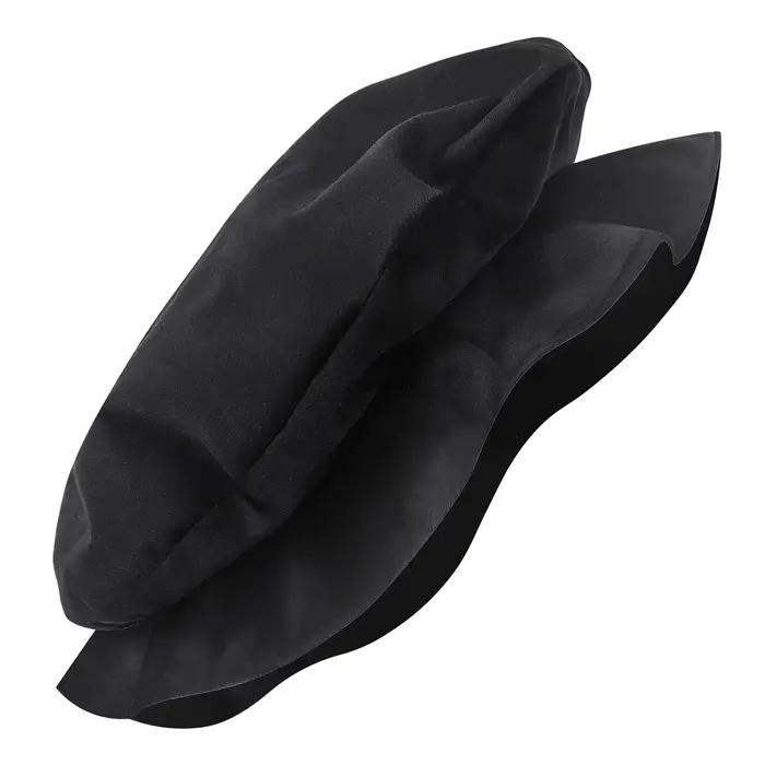 Chapeau Tudor médiéval en daim avec plume