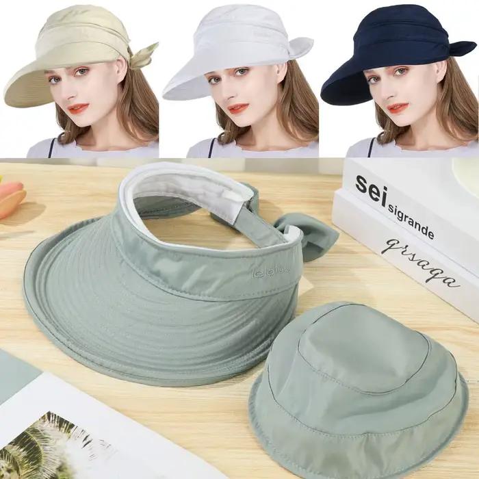 Chapeau de plage Anti-UV à visière
