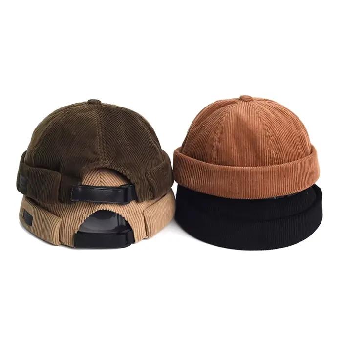 Bocca-Bonnet docker en velours côtelé pour homme et femme