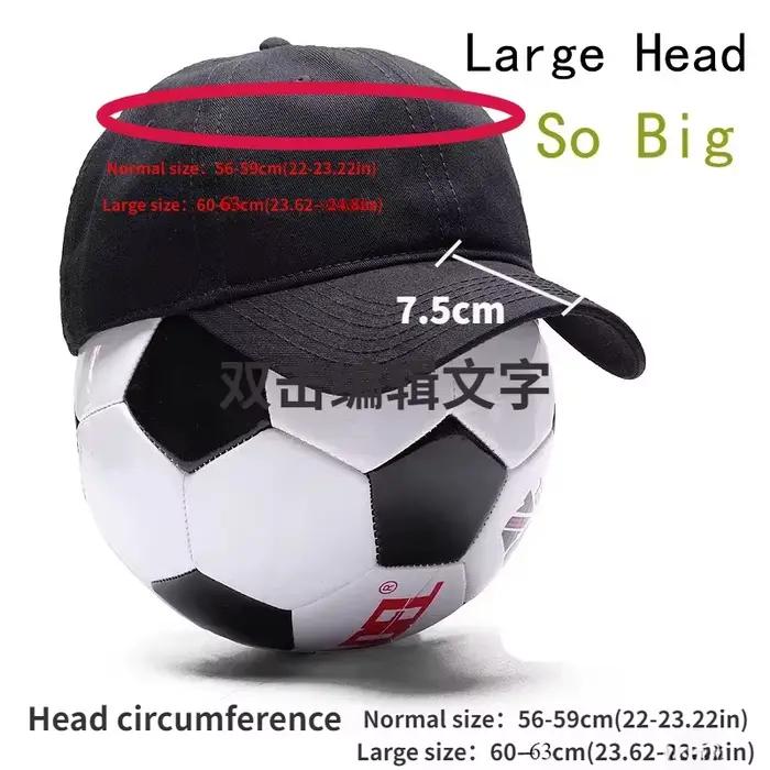 Casquette de Baseball grande taille pour hommes