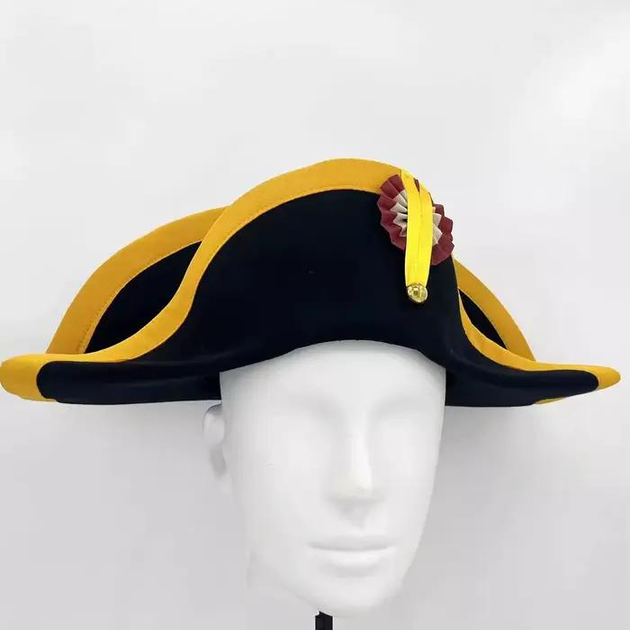 Casquette en laine de style français Napoléon pour homme