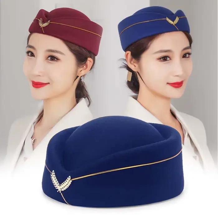 Chapeau d'hôtesse de l'air pour femmes