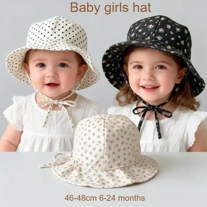 Chapeau de soleil pour bébés filles