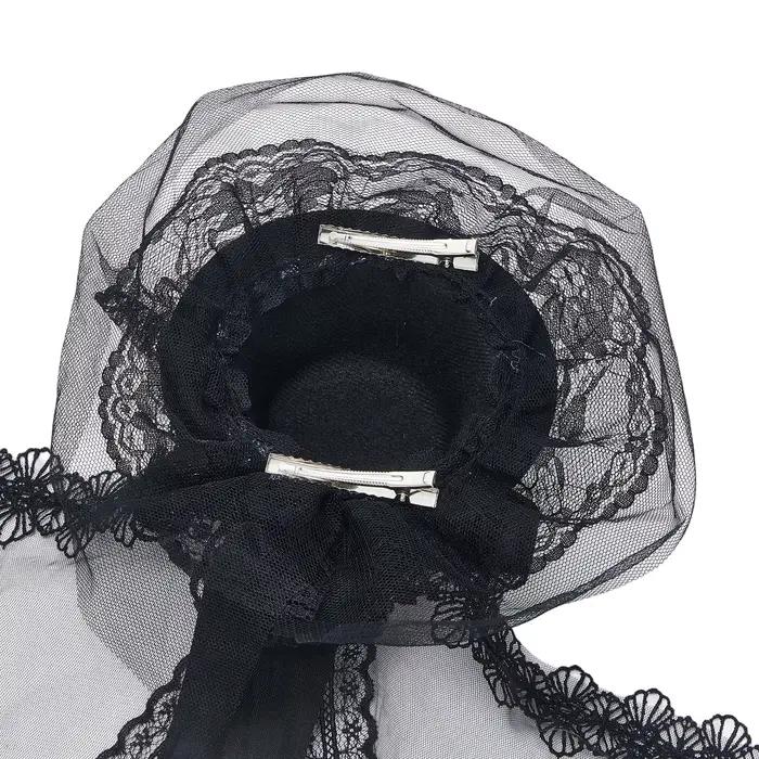 Mini chapeau gothique en forme de Rose