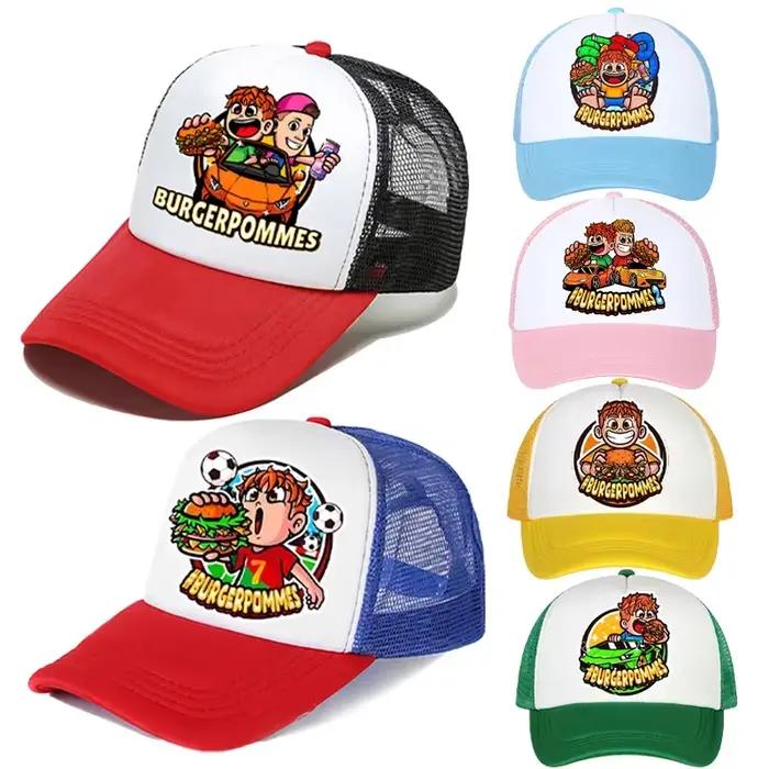 Burgerpommes Icrimax casquette de Baseball enfant dessin animé chapeau décontracté Sports de plein air parasol