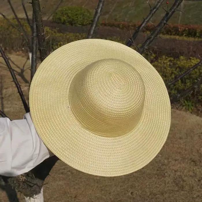 Chapeaux de paille simples à large bord