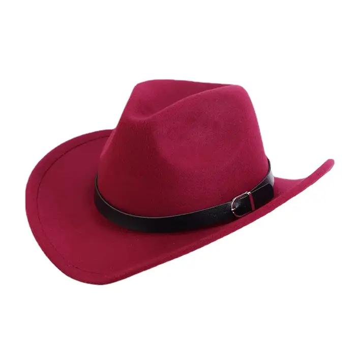 Chapeaux de cowboy Fedora pour hommes et femmes