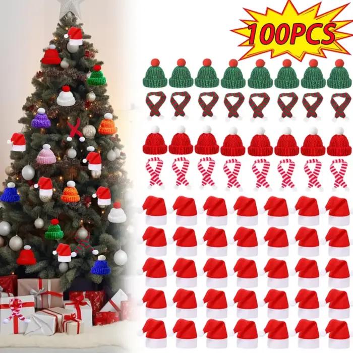 Mini chapeau de noël, Mini écharpe