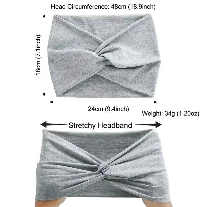 Bandeaux larges torsadés pour femmes