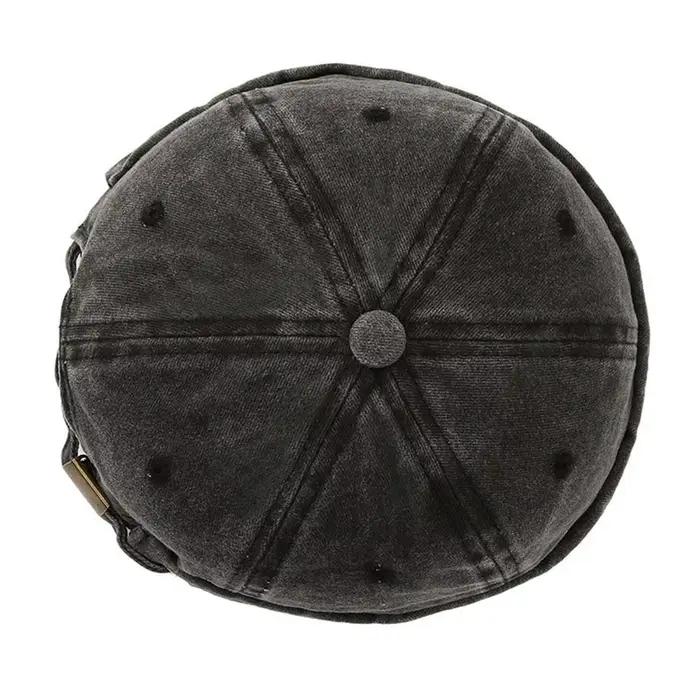 Casquette Docker en Denim délavé pour l'extérieur