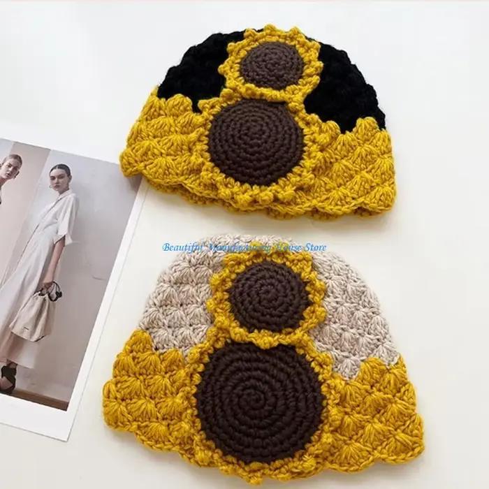 Chapeau seau tournesol E56A
