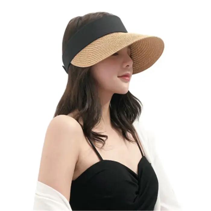 Chapeau de plage pliable pour femmes