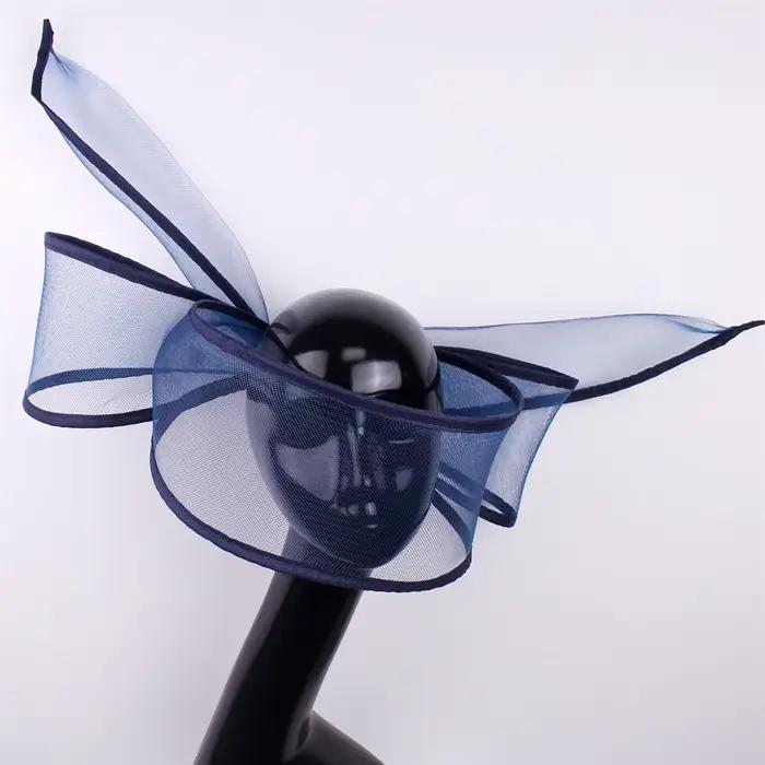 Nouveau noir Fascinator mariage pilulier chapeau femmes élégant