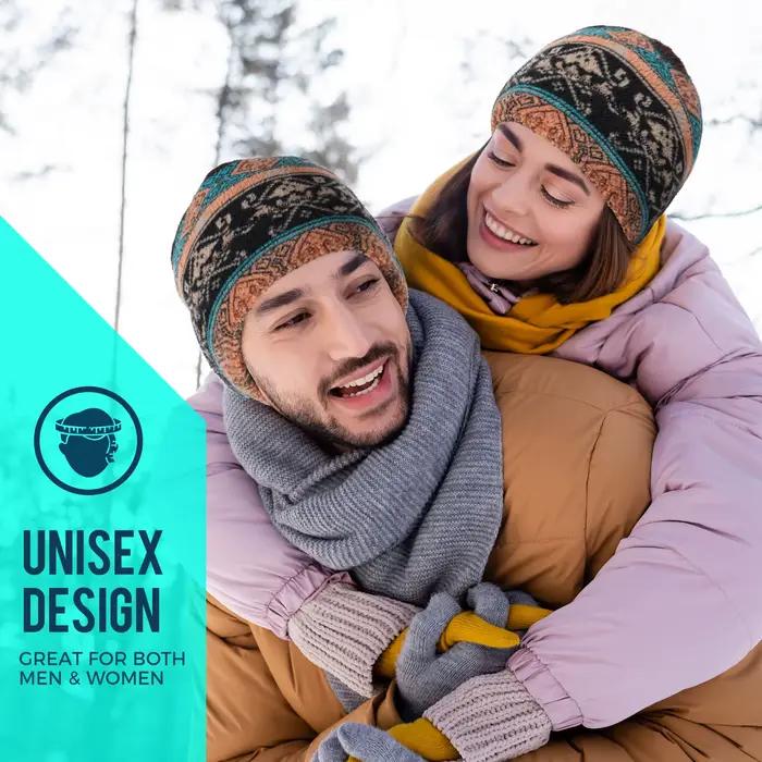 Bonnets thermiques d'hiver chapeaux temps froid polaire Ski coupe-vent Skullies casquettes doux Sport de plein air course cyclisme randonnée chapeau décontracté