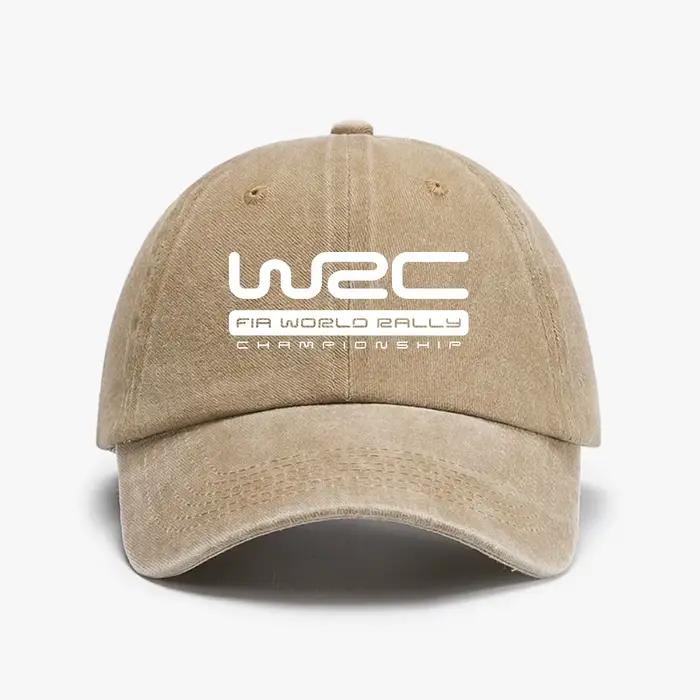 Casquette de baseball délavée unisexe réglable style hip-hop pour l'été WRC inspirée occassions spéciales sportives et décontractées