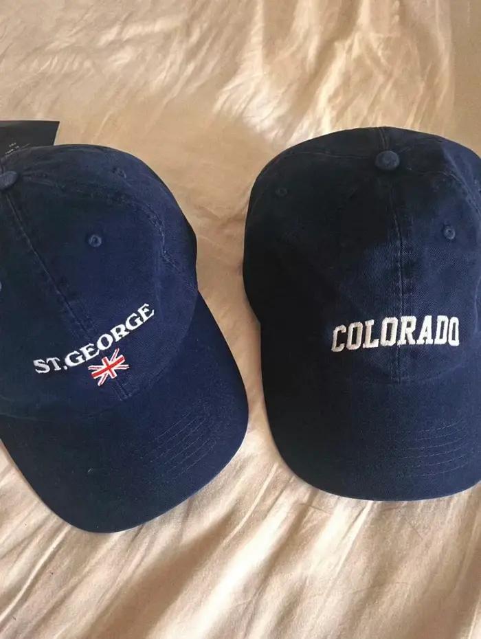 Casquette de baseball vintage américaine pour femme