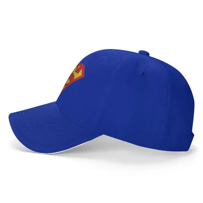 Casquette de baseball décontractée unisexe avec logo Superman