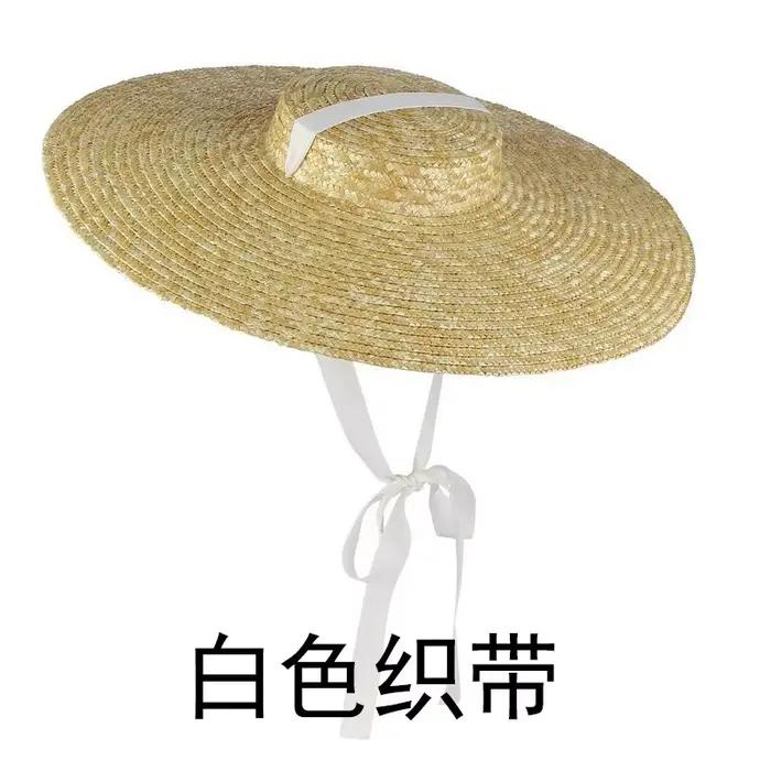 Chapeau de paille à large bord pour femmes
