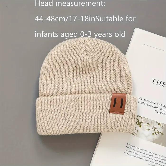 Chapeau tricoté doux pour nouveau-né