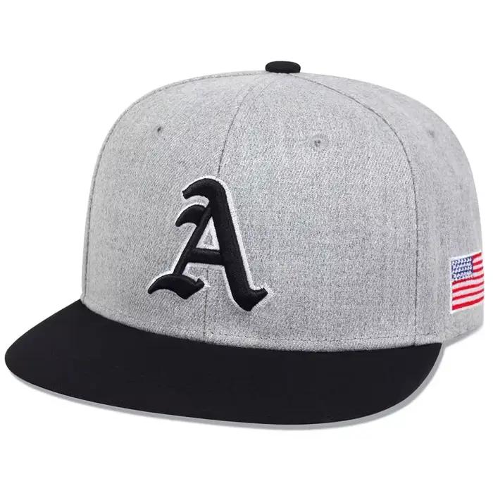 Casquettes de baseball unisexes gothiques avec broderie drapeau américain lettre