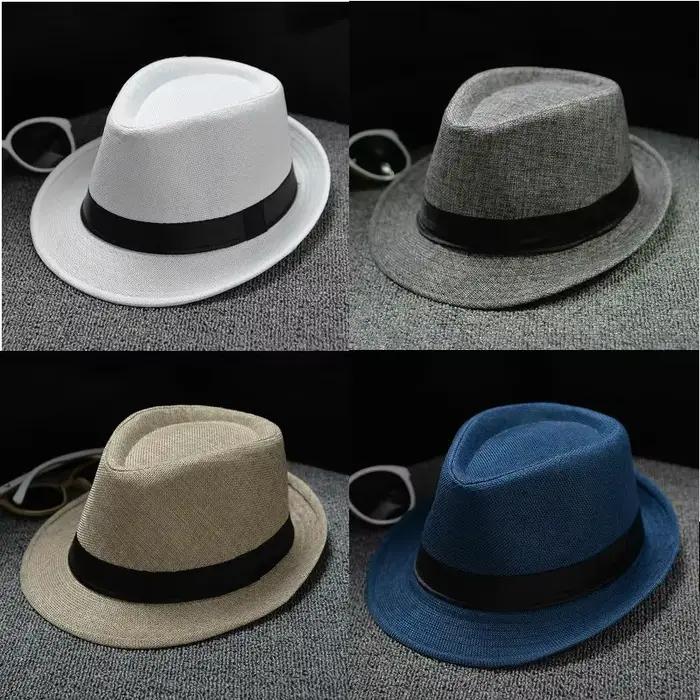 Chapeau Fedoras d'été pour hommes et femmes