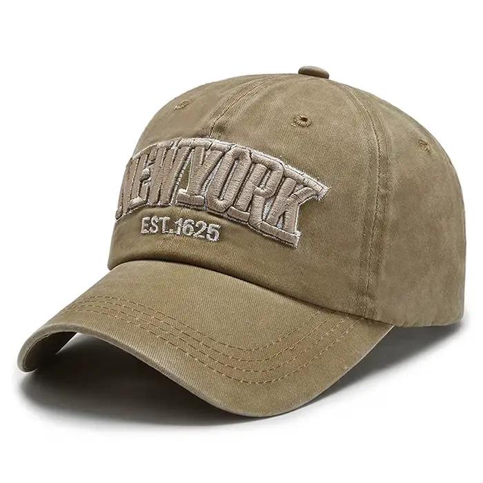 Nouvelle Casquette de Baseball 2026 NEW YORK 1625 Brodé Hip Hop Skateboard Chapeau Décoratif Unisexe pour l'Extérieur et les Trajets Quotidiens Protection Solaire