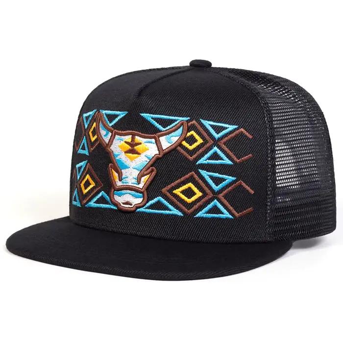 Filet de Baseball unisexe brodé tête de bœuf