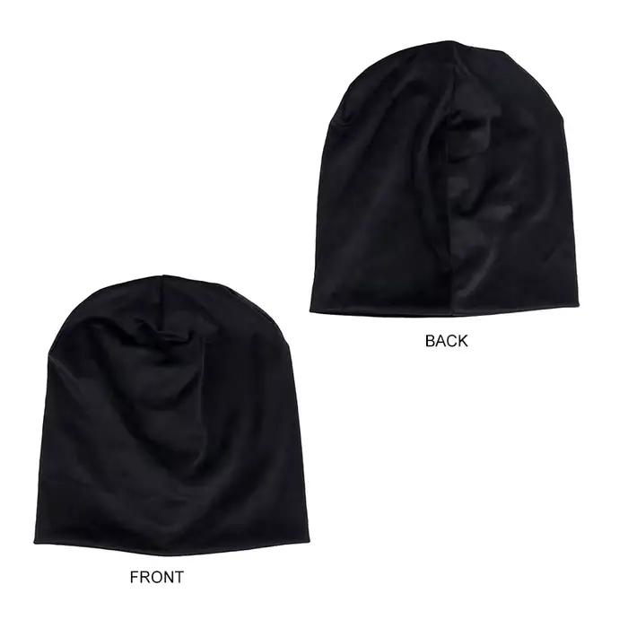 Mode velours Beanie Baggy chapeau automne hiver chaud Slouchy bonnets pour hommes femmes solide