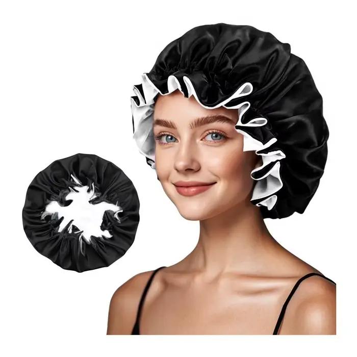 Chapeau en Satin bicolore