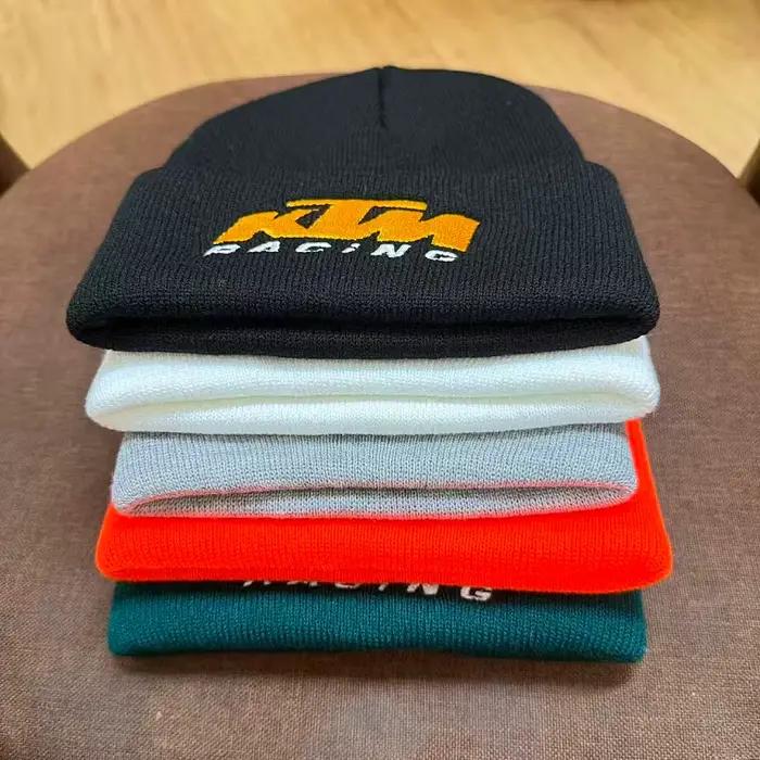 Nouveau bonnet tricoté brodé KTM