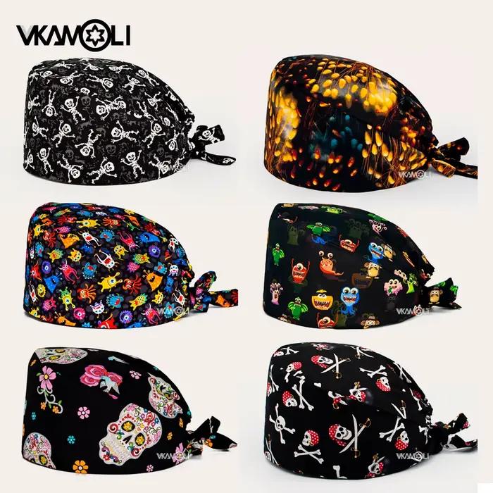 Chapeau de gommage à motif de crâne