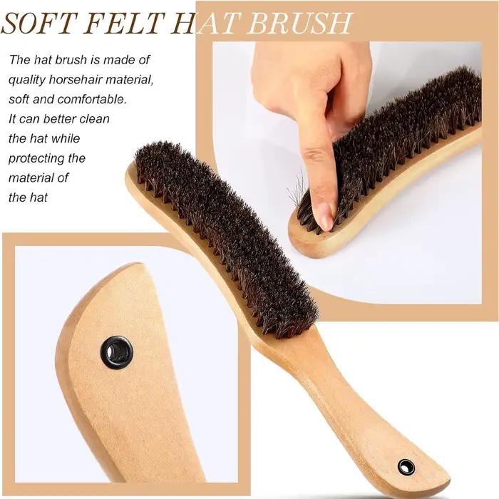 Brosse à chapeau en feutre