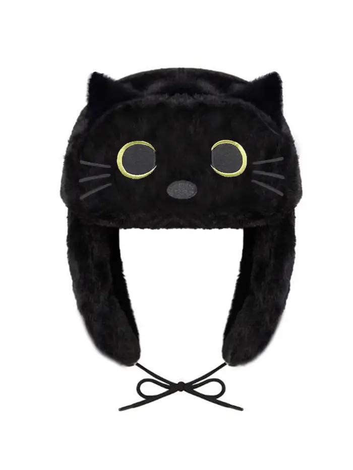 Chapeau Ushanka en laine pour femme