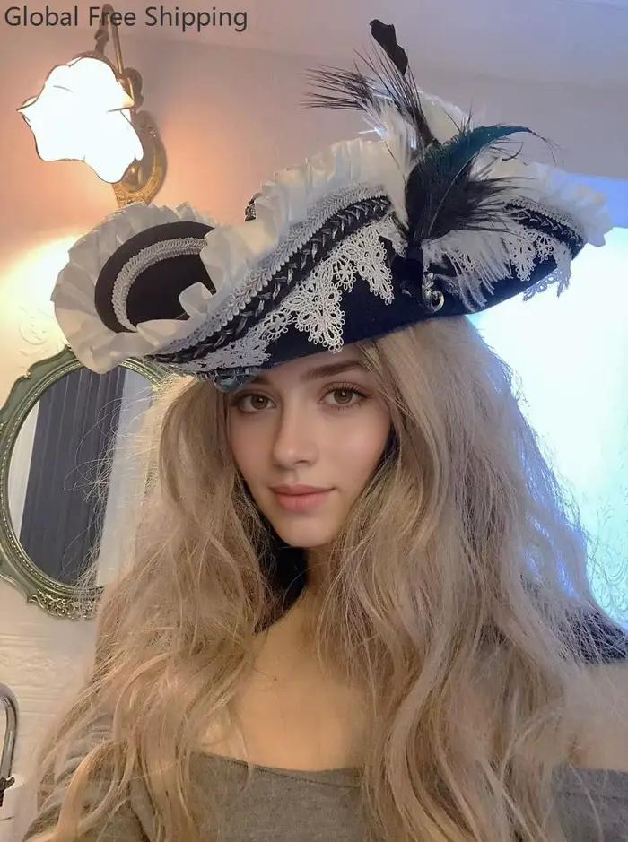 Chapeau de Pirate rétro gothique
