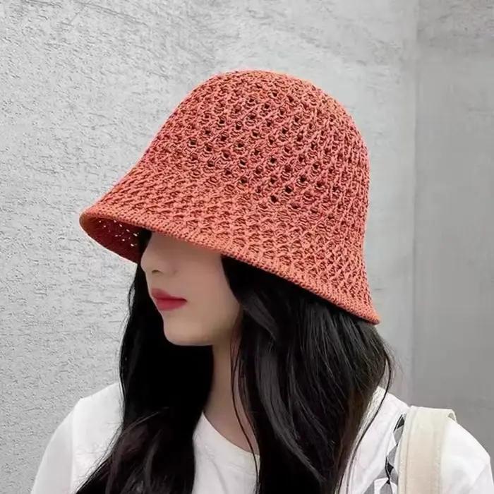 Chapeau de paille de plage pour femme