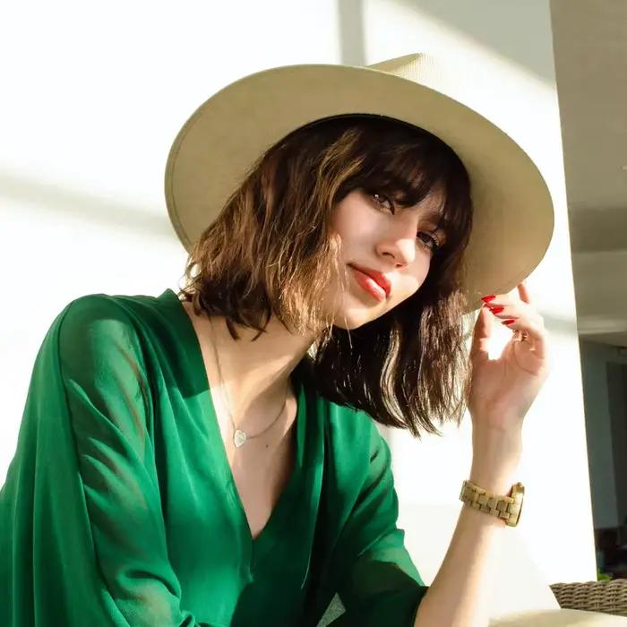 Chapeau Panama en paille d'été pour femmes et hommes