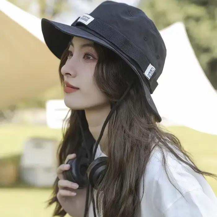 Japon pêcheur chapeau hommes femmes en plein air Camping chapeaux printemps été respirant seau