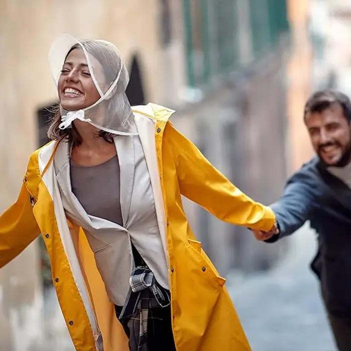 Chapeaux de pluie réutilisables pour femmes